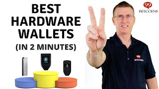 Best Hardware Wallets of 2024 in 2 minutes [upl. by Nonnair]