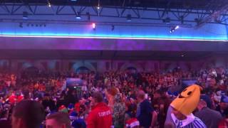 Battle between the stands and tables at PDC Darts [upl. by Haya656]