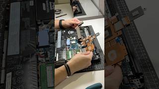 Let’s replace thermal paste on laptop ripscomp cleancombo thermalpastereplacement [upl. by Etana970]