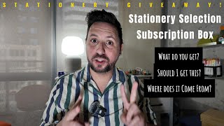 Stationery Selection Unboxing AugSep and Giveaway [upl. by Enelhtak]