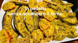 Verdure gratinate in padella senza accendere il forno e sono buonissime [upl. by Manly]