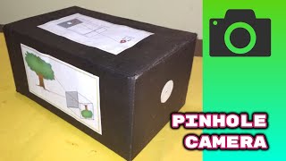 How to make a pinhole camera at home very easy wayhow make pinhole camera for school projectDIY [upl. by Esac]