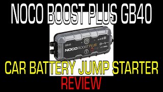 NOCO Boost Plus GB40 1000A UltraSafe Car Battery Jump Starter Review  Find out What We Learned [upl. by Nosreh]