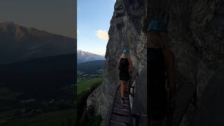 Via Ferrata in Flims Switzerland 🇨🇭 [upl. by Wie]