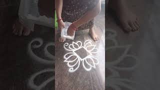 Simple colour rangoli design 🌼🌺 [upl. by Agle85]