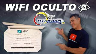 🔰 OCULTA tu red wifi asi router ADC 2001WT TECNICABLE 💹 [upl. by Yralih496]