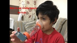 How To Use A Spacer With Inhaler  How To Use Spacer Device [upl. by Notnek]