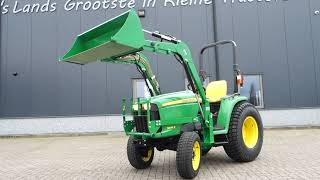 John Deere 3036E 4wd HST  0814 Draaiuren  Voorlader [upl. by Litton]