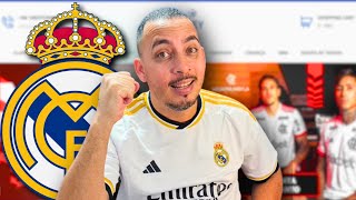 ⚽️GANHEI UMA CAMISA DO REAL MADRID [upl. by Rosenkranz]