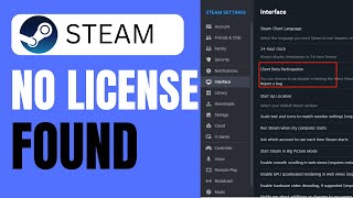 How To Fix Steam Game No License Found Error  2024 [upl. by Elynad]