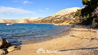 beach Stara Baška Stara Baška island Krk Croatia [upl. by Llirpa]