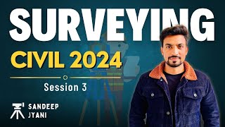 3 Scales and Linear Surveying  Civil Engineering 2024 sandeepjyani sscje2024civil surveying [upl. by Alinna]