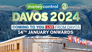 Davos 2024 World Economic Forum Kicks Off From 15th January  Watch Live on Moneycontrol [upl. by Ymas]