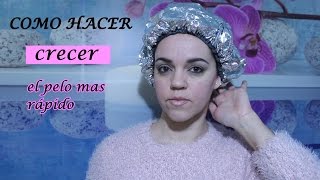 TRUCO  COMO HACER CRECER EL PELO MAS RÁPIDO  TRATAMIENTO Y MASAJE [upl. by Alvira662]