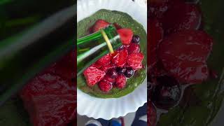 Matcha Chocolate Coffee Pancakes yummy breakfast berries [upl. by Lockwood]