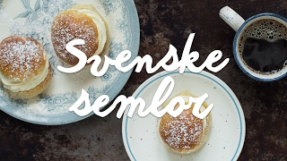 Opskrift Svenske fastelavnsboller semlor I Nem og lækker opskrift [upl. by Sauder818]