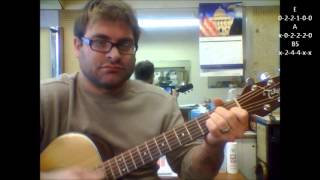 How to play quotTeenage Dirtbagquot by Wheatus on acoustic guitar [upl. by Jair]