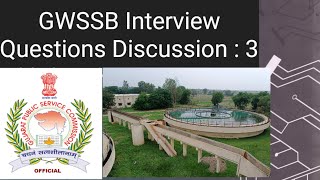 GWSSB Previous Year Interview Questions 03GPSC Civil Engineering GPSC Civil InterviewGWSSB [upl. by Mrots]