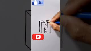 N letter Design lettering [upl. by Laeira74]