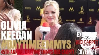 Olivia Keegan Days interviewed at the 45th Annual Daytime Emmy Awards NATAS DaytimeEmmys [upl. by Bellis]