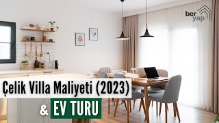 Çelik Konstrüksiyon Villa Maliyeti 2023 amp Beklenen Çelik Müstakil Ev Turu 🏡 [upl. by Edak]