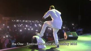 Iba One Prestation au Festival Manifest Conakry 2016 [upl. by Younglove]