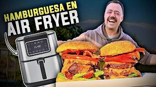 Hamburguesa XL ¡en la Air Fryer [upl. by Nnhoj689]