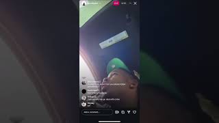 Javon Baker just got a Ticket and went Live on Instagram [upl. by Cowen]