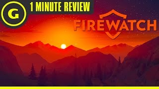 Firewatch  1 Minute Review [upl. by Max]