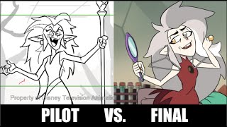 Owl House Pilot Designs Vs Final Designs [upl. by Edina567]