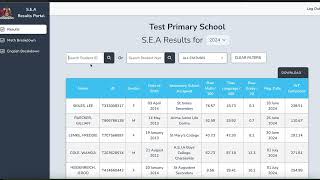 SEA Results Principal Tutorial [upl. by Tedd]