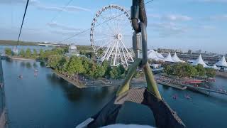 Tyrolienne MTL Zipline  Montréal [upl. by Mcnutt]