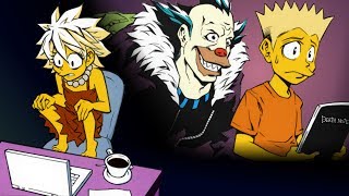 The Simpsons Death Note Comic Reading  “Murder He Wrote” [upl. by Yasnil291]