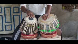 tabla Delhi Gharane ki laggi try to Play laggit GURU PANKAJ NAIKJEE Disciplepirozrathod [upl. by Ainoyek]