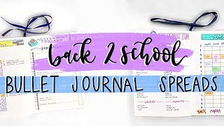 Bullet Journal Tips for Students  Back to school planning tips [upl. by Aikim]