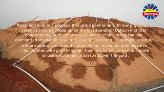 Extraction of gold by heap leaching [upl. by Uwkuhceki]