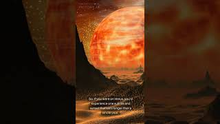 Here a cool fact about space A day on venus is longer than a year on venus [upl. by Ocsinarf]