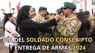 Ceremonia Día Del Soldado Conscripto y Entrega de Armas 2024 [upl. by Ayo963]