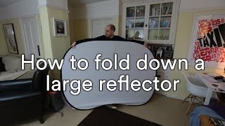 How to fold down a large reflector [upl. by Ninaj262]