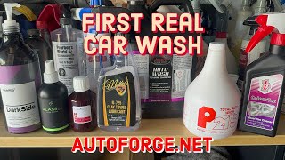 First Decontamination Wash Car Wash and Prep Wash And Seal Car Care Autoforgenet [upl. by Skipton]