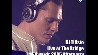 DJ Tiesto 20050401 Erasmus Bridge Wilhelminapier Rotterdam NL 1280x720 HDTV 720p [upl. by Ahsekad]