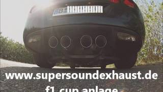 Corvette C6 F1 Cup Anlage Sportauspuff Sound von supersoundexhaustde [upl. by Aili]