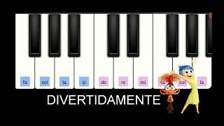 EFEITO SONORO DE DIVERTIDAMENTE no piano 🎹 [upl. by Willi]