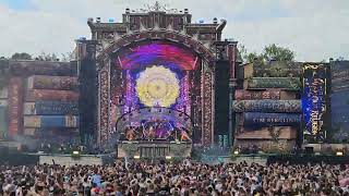 Tomorrowland 280723  OMDAT HET KAN SOUNDSYSTEM FT AVERAGE ROB  Titanium  The Library stage [upl. by Aicenad]