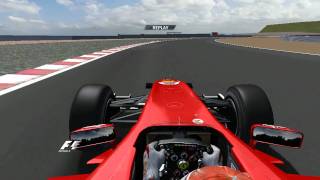 Circuito de Navarra Los Arcos Onboard Lap F1 Ferrari [upl. by Oiraved]