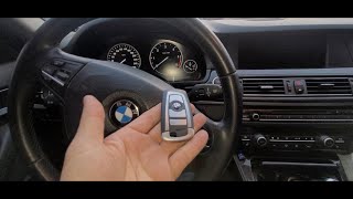 경북 성주 BMW 525D 2013년 스마트키 수동 시동 거는 방법 대구차키복사 대구차키분실 빈핀 01043300606 [upl. by Kristi]