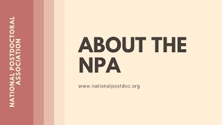 Get Involved With the NPA [upl. by Lussi]