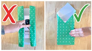 NEW GIFT WRAPPING HACKS YOU HAVE TO TRY 🎁 wrap with no tape [upl. by Analat142]