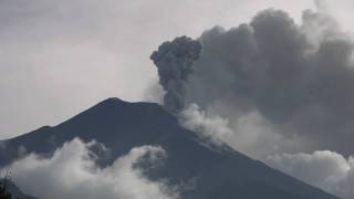 Erupting Volcano Tungurahua in Ecuador [upl. by Ainolloppa]