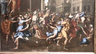 LEnlevement des Sabines 16371638 Nicolas Poussin 15941665 Louvre Museum Paris [upl. by Dominik855]